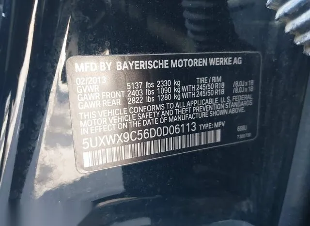 5UXWX9C56D0D06113 2013 2013 BMW X3- Xdrive28I 9