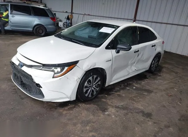 JTDEAMDE0MJ023388 2021 2021 Toyota Corolla- Hybrid Le 2