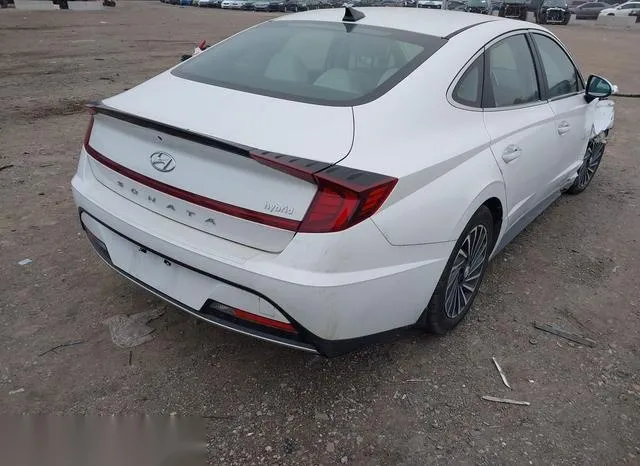 KMHL34JJ7MA032703 2021 2021 Hyundai Sonata- Sel 4