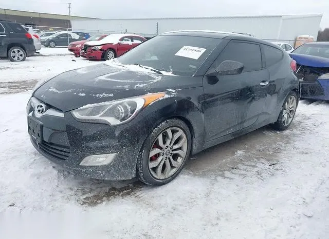 KMHTC6ADXFU223636 2015 2015 Hyundai Veloster- Flex 2