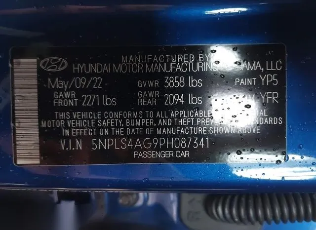 5NPLS4AG9PH087341 2023 2023 Hyundai Elantra- Sel 9