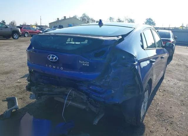 KMHC65LC9KU179421 2019 2019 Hyundai Ioniq- Hybrid Blue 4