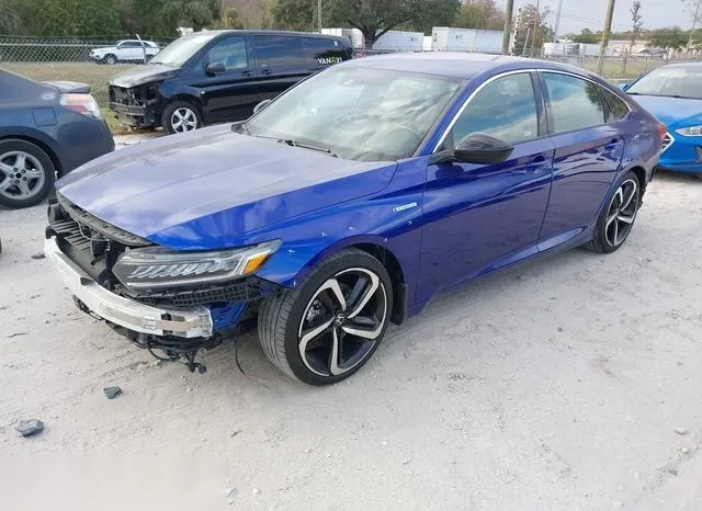 1HGCV3F26NA046881 2022 2022 Honda Accord- Hybrid Sport 2