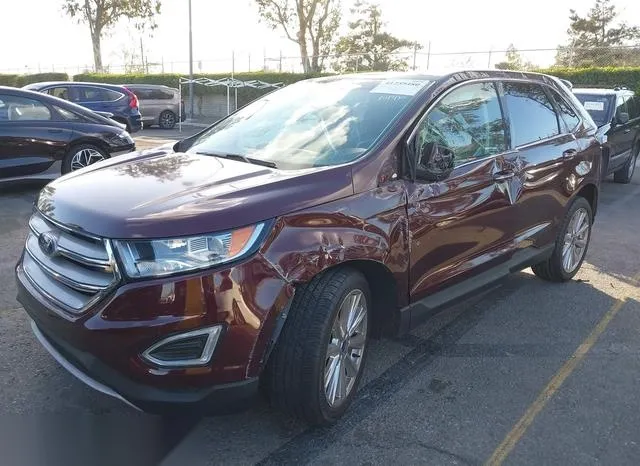 2FMPK3K97HBC12261 2017 2017 Ford Edge- Titanium 2