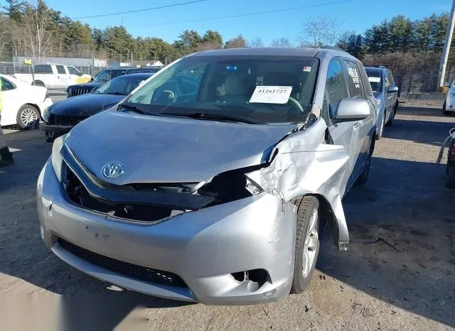 5TDYK3DC7CS213595 2012 2012 Toyota Sienna- Xle V6 8 Passenger 2