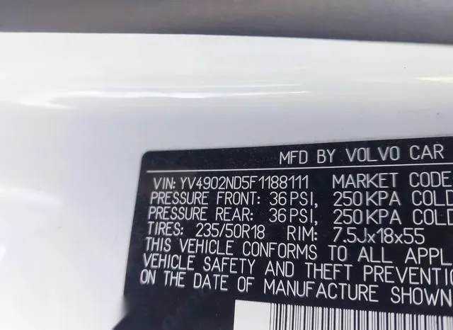 YV4902ND5F1188111 2015 2015 Volvo XC70- T6 Platinum 9