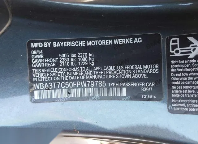 WBA3T7C50FPW79785 2015 2015 BMW 435I- Xdrive 9