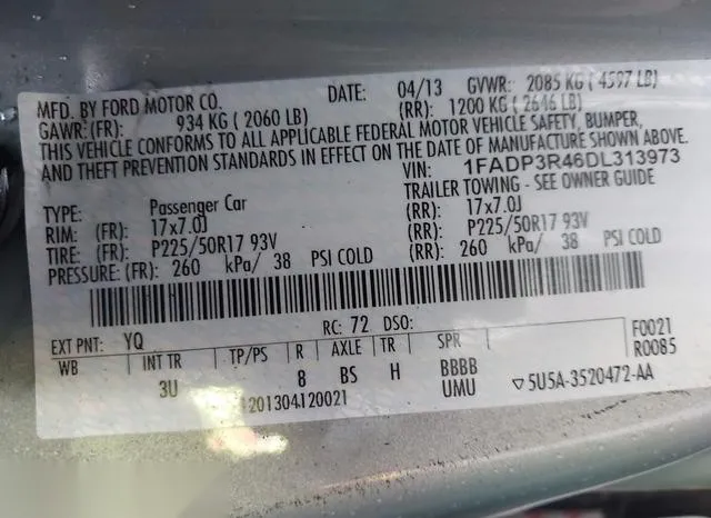 1FADP3R46DL313973 2013 2013 Ford Focus- Electric 9