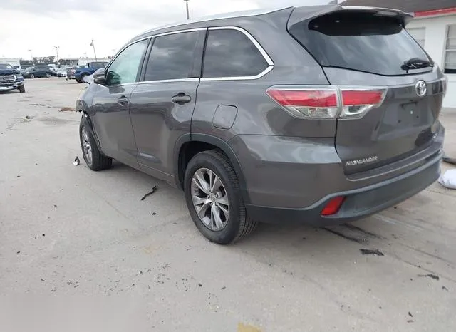 5TDKKRFH0FS061732 2015 2015 Toyota Highlander- Xle V6 3