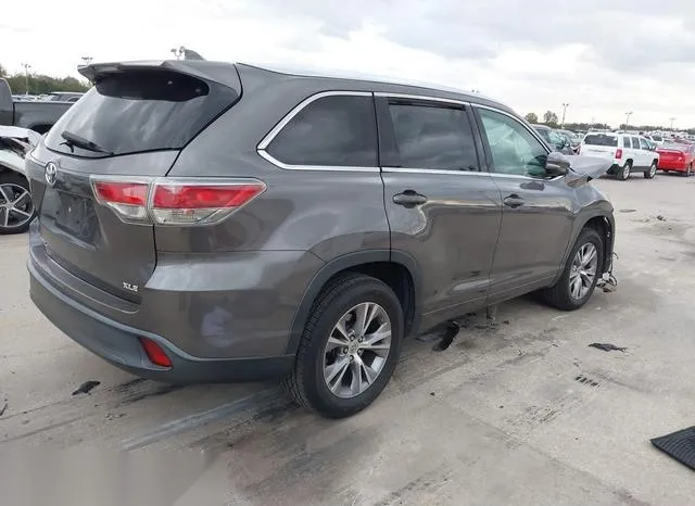 5TDKKRFH0FS061732 2015 2015 Toyota Highlander- Xle V6 4