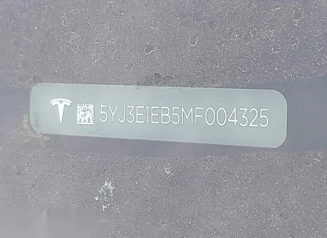 5YJ3E1EB5MF004325 2021 2021 Tesla Model 3- Long Range Dual 9