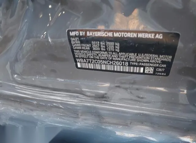 WBA7T2C05NCH26018 2022 2022 BMW 7 Series- 740 I 9