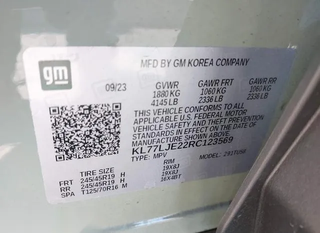 KL77LJE22RC123569 2024 2024 Chevrolet Trax- Fwd 2Rs 9