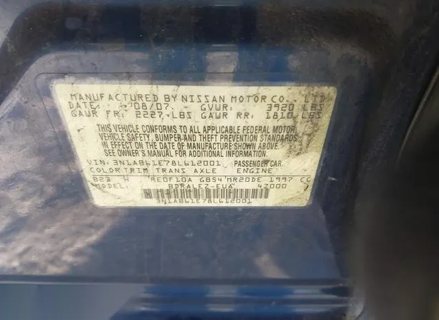 3N1AB61E78L612001 2008 2008 Nissan Sentra- 2-0S 9