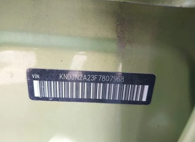 KNDJN2A23F7807968 2015 2015 KIA Soul 9