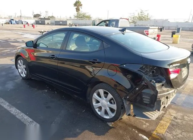 KMHDH4AE1DU991389 2013 2013 Hyundai Elantra- Limited 3