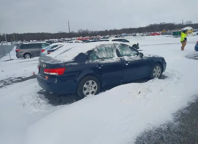 5NPET46F38H378828 2008 2008 Hyundai Sonata- Gls V6 4