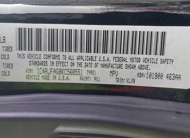 1C4RJFAG8KC568551 2019 2019 Jeep Grand Cherokee- Altitude 4X4 9