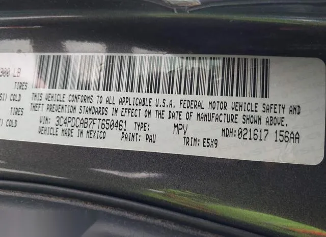 3C4PDCAB7FT650461 2015 2015 Dodge Journey- American Value Pkg 9