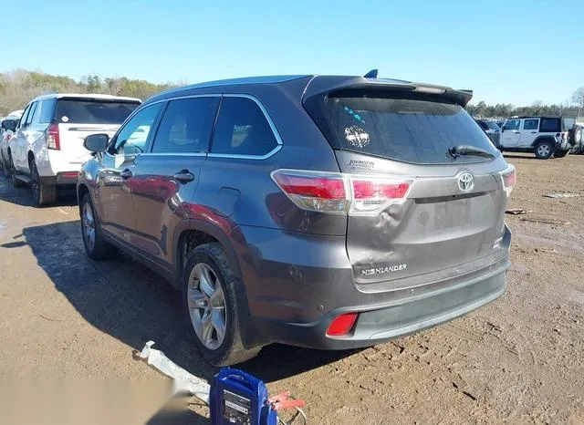 5TDDKRFH5FS201833 2015 2015 Toyota Highlander- Limited V6 3