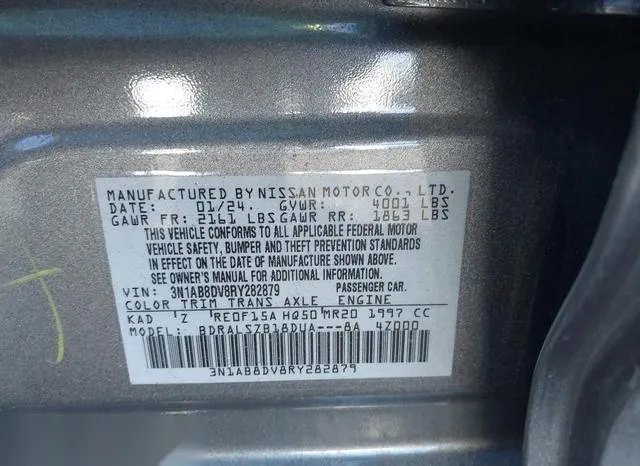 3N1AB8DV8RY282879 2024 2024 Nissan Sentra- Sr Xtronic Cvt 9