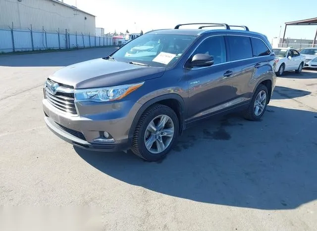 5TDDCRFH8ES005834 2014 2014 Toyota Highlander- Hybrid Limit 2