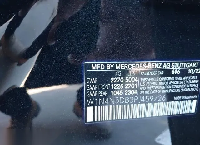 W1N4N5DB3PJ459726 2023 2023 Mercedes-Benz Amg Gla 45- 4Matic 9