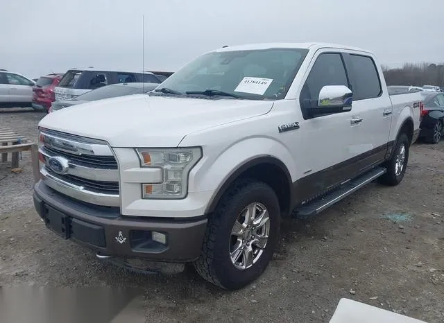 1FTEW1EGXFKE33502 2015 2015 Ford F-150- Lariat 2