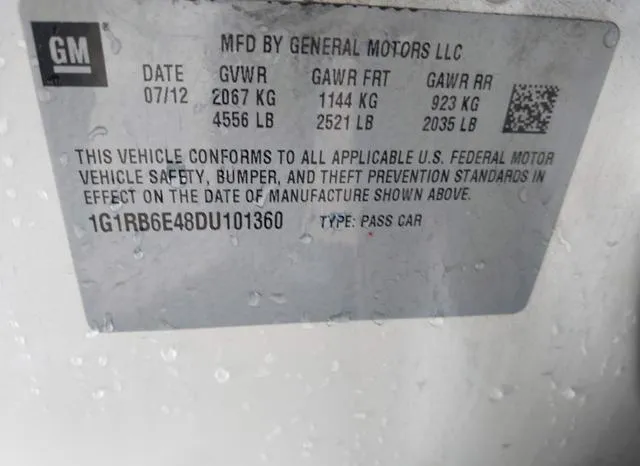 1G1RB6E48DU101360 2013 2013 Chevrolet Volt 9