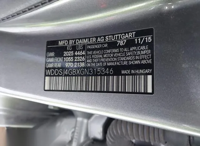 WDDSJ4GBXGN315346 2016 2016 Mercedes-Benz CLA 250- 4Matic 9