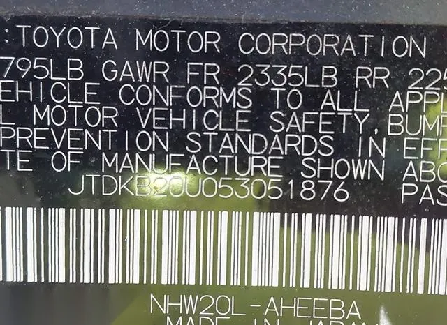 JTDKB20U053051876 2005 2005 Toyota Prius 9