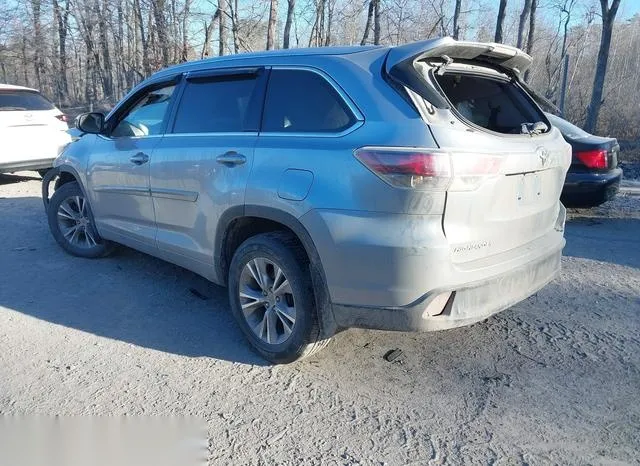 5TDJKRFH5FS107664 2015 2015 Toyota Highlander- Xle V6 3