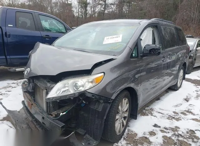 5TDJK3DC0CS036146 2012 2012 Toyota Sienna- Le 7 Passenger 2