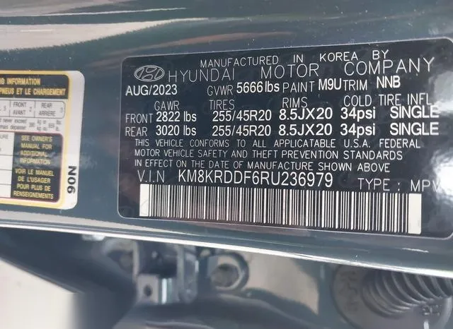 KM8KRDDF6RU236979 2024 2024 Hyundai Ioniq 5- Limited 9