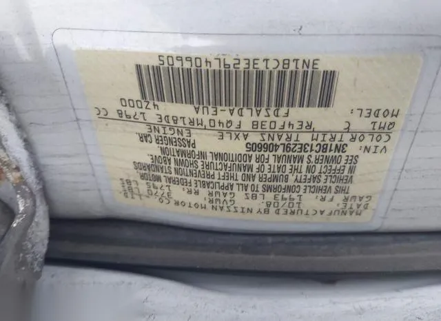 3N1BC13E29L406605 2009 2009 Nissan Versa- 1-8S 9