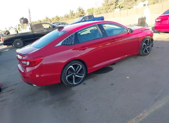 1HGCV1F33MA123766 2021 2021 Honda Accord- Sport 4