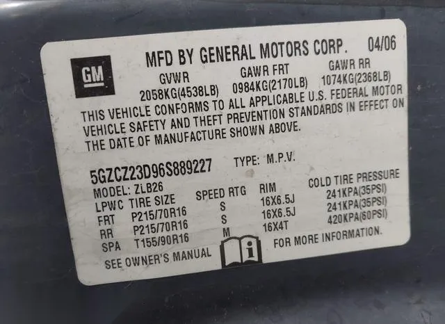 5GZCZ23D96S889227 2006 2006 Saturn Vue- 4 Cyl 9