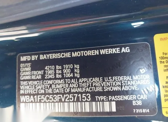 WBA1F5C53FV257153 2015 2015 BMW 2 Series- 228I 9