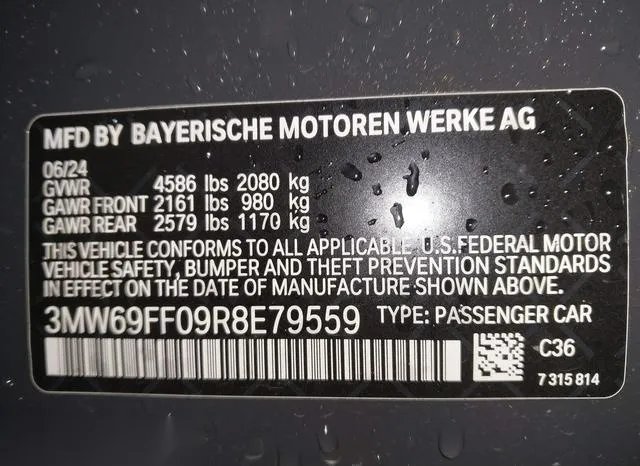 3MW69FF09R8E79559 2024 2024 BMW 3 Series- 330I 9