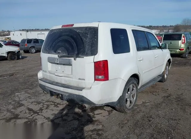 5FNYF4H59DB004497 2013 2013 Honda Pilot- Ex-L 4