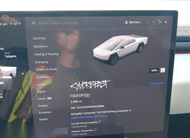 7G2CEHEE8RA020684 2024 2024 Tesla Cybertruck- Cyberbeast 7