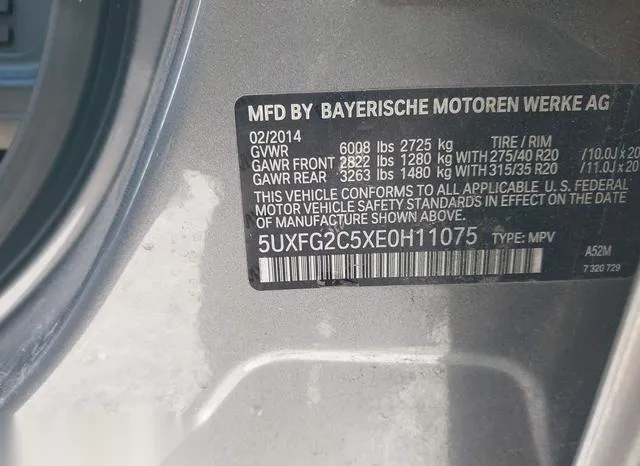 5UXFG2C5XE0H11075 2014 2014 BMW X6- Xdrive35I 9