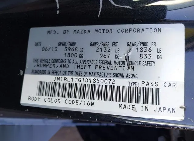 JM1BL1TG1D1850072 2013 2013 Mazda 3- I Sv 9