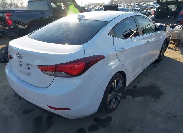 KMHDH4AH9FU374660 2015 2015 Hyundai Elantra- Sport 4