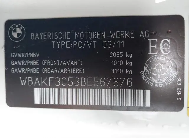 WBAKF3C53BE567676 2011 2011 BMW 3 Series- 328I Xdrive 9