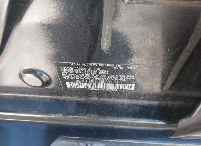 JF1GH61668H806151 2008 2008 Subaru Impreza- 2-5I 9