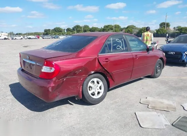 JTDBE32KX20038381 2002 2002 Toyota Camry- LE 4