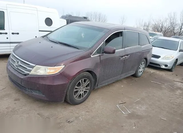 5FNRL5H65CB130284 2012 2012 Honda Odyssey- Ex-L 2