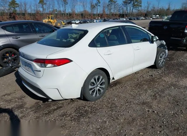 JTDEAMDE5MJ000754 2021 2021 Toyota Corolla- Hybrid Le 4