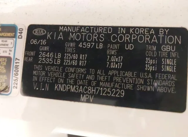 KNDPM3AC8H7125229 2017 2017 KIA Sportage- LX 9